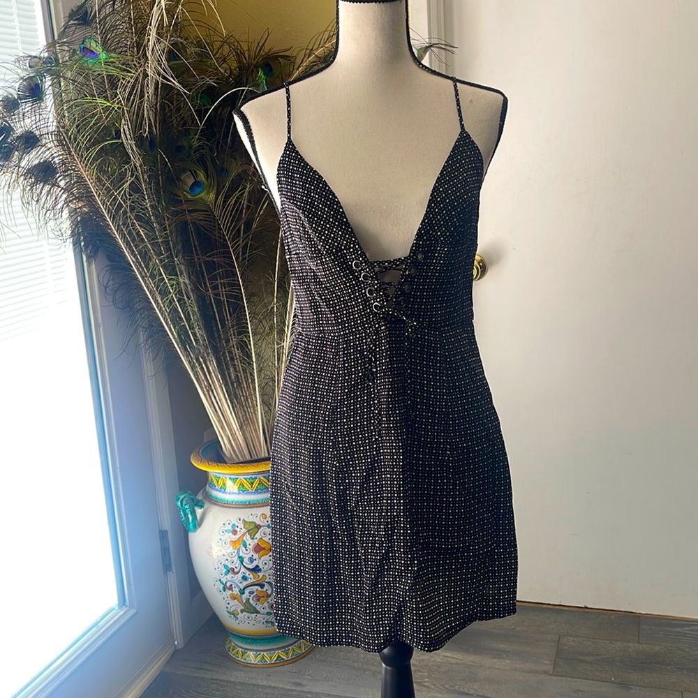Polkdat mini dress
